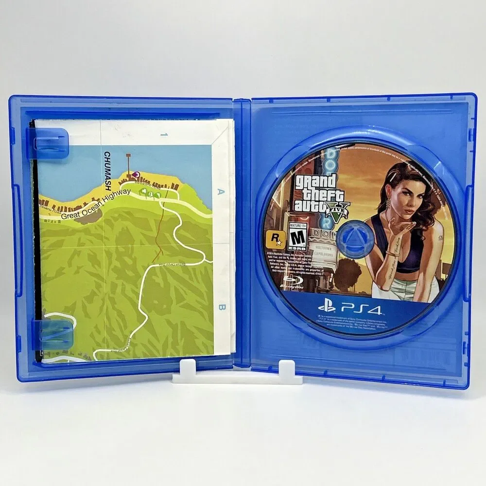 Grand Theft Auto V Playstation 4 CIB Tested with Map